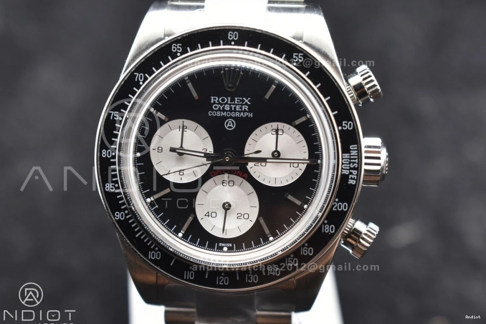 on Best Edition A7750 ADGF SS SS Bracelet Dial White Daytona Black 1122